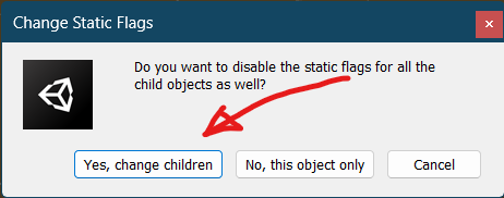 Apply to all Children Objects