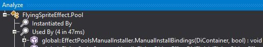 Analyzing FlyingSpriteEffect Pool Analyzing FlyingSpriteEffect Pool